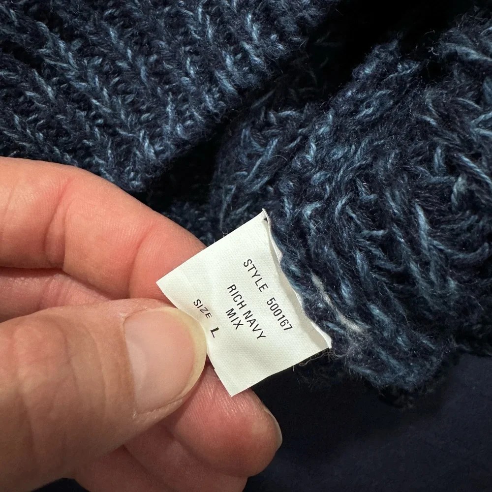 Northern Isles Navy Blue Sweater - Picture 4 of 4